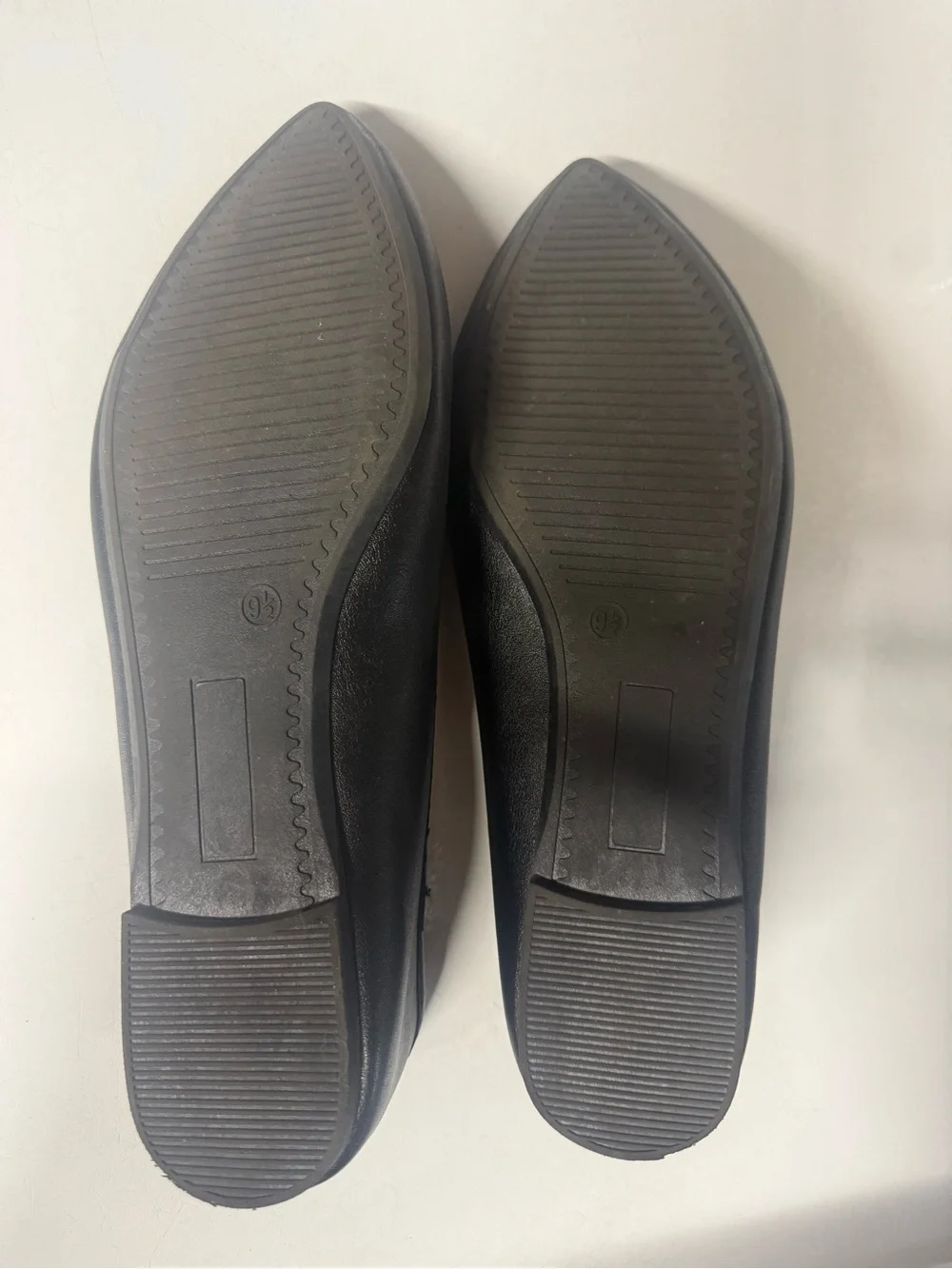 SO Black Pointed Toe Women's Flats